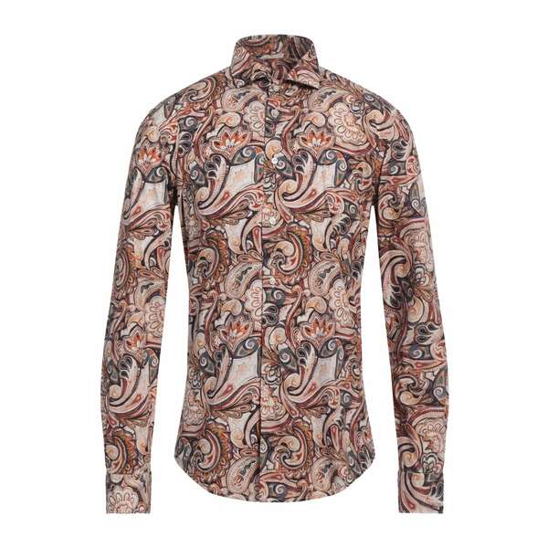 【送料無料】 ブライアン・デールズ メンズ シャツ トップス Shirts Orange