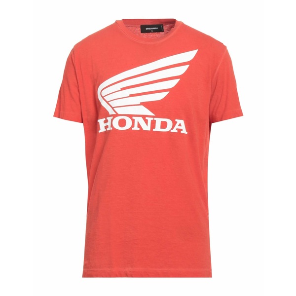 【送料無料】 ディースクエアード メンズ Tシャツ トップス T-shirts Orange|asty