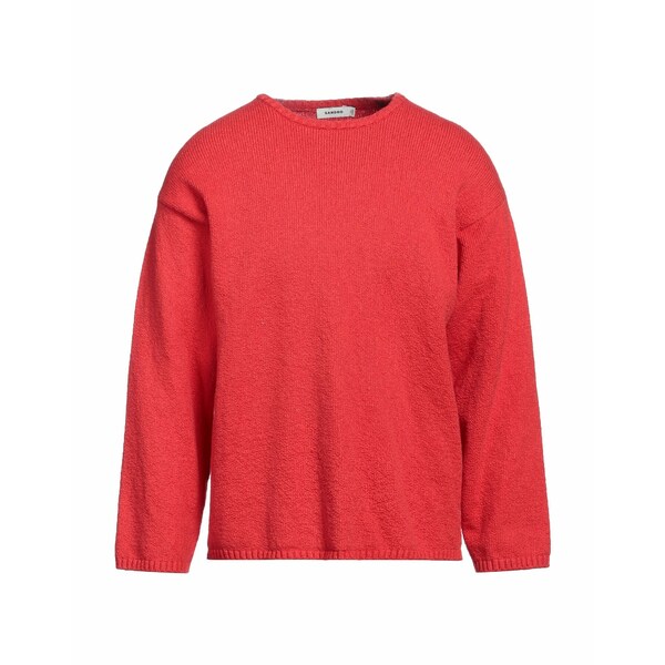 【送料無料】 サンドロ メンズ ニット&セーター アウター Sweaters Red