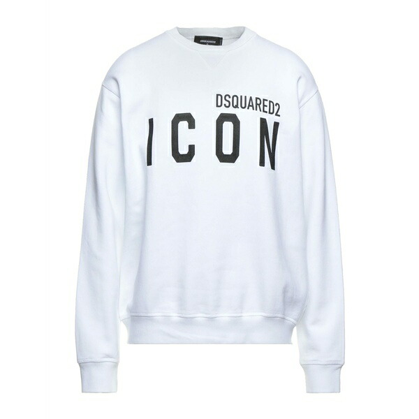 【送料無料】 ディースクエアード メンズ パーカー・スウェットシャツ アウター Sweatshirts White