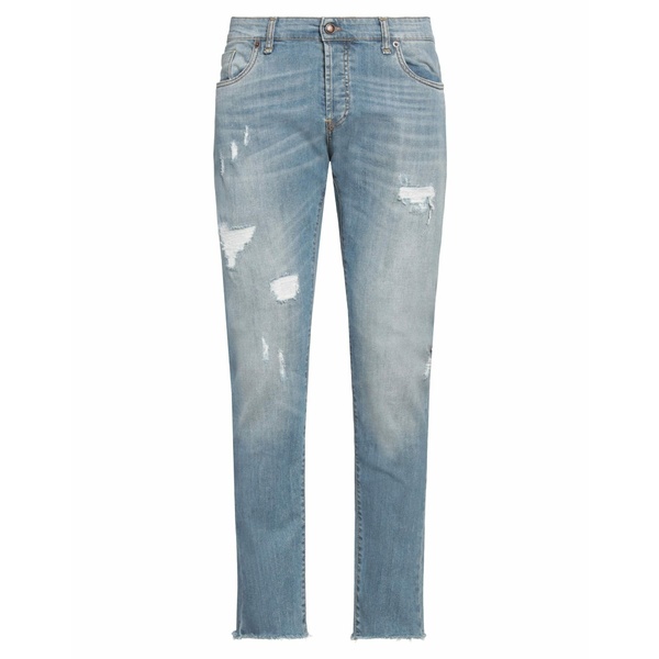 【送料無料】 メッサジェリエ メンズ デニムパンツ ボトムス Jeans Blue|asty