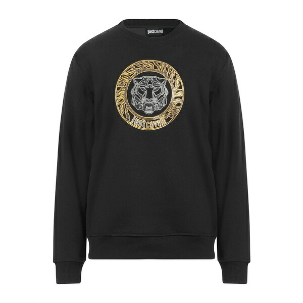 【貨物輸送無料】 ロベルトカヴァリ メンズ パーカー・スウェットシャツ アウター Sweatshirts Black