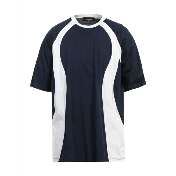 【送料無料】 ディースクエアード メンズ Tシャツ トップス T-shirts Blue｜asty