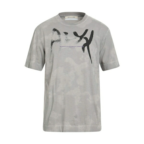 【送料無料】 1017 アリクス 9 エスエム メンズ Tシャツ トップス T-shirts Grey