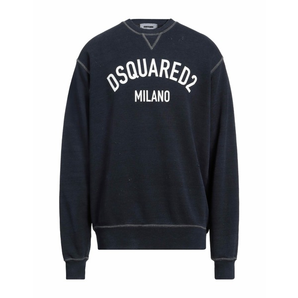 【送料無料】 ディースクエアード メンズ パーカー・スウェットシャツ アウター Sweatshirts Blue