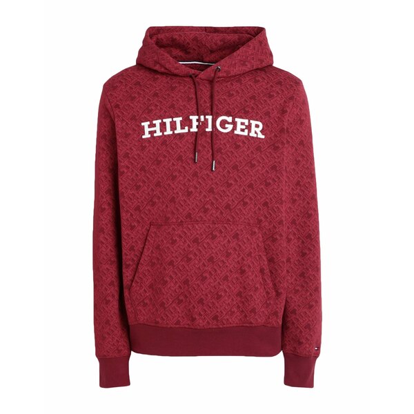 【貨物輸送無料】 トミー ヒルフィガー メンズ パーカー・スウェットシャツ アウター Sweatshirts Red