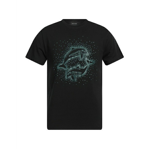 【送料無料】 ボッター メンズ Tシャツ トップス T-shirts Black
