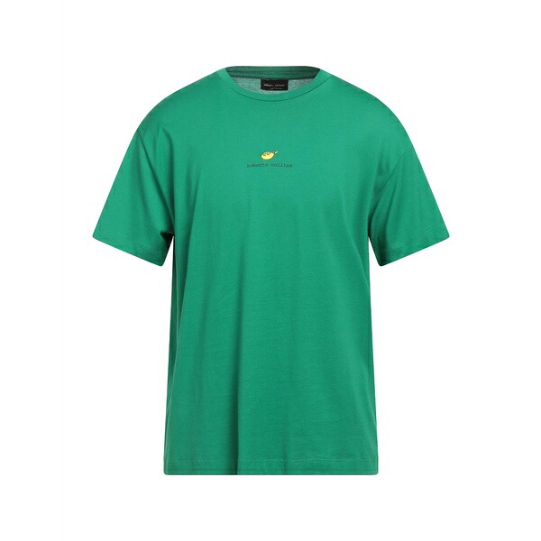 【送料無料】 ロベルトコリーナ メンズ Tシャツ トップス T-shirts Green