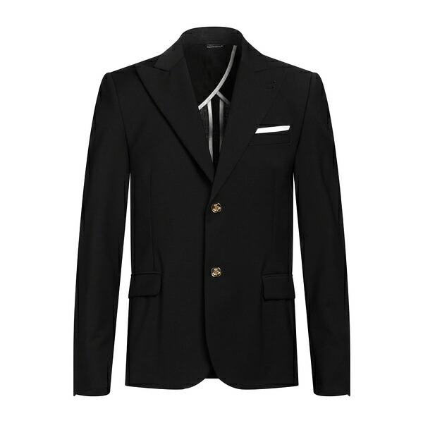 【貨物輸送無料】 ダニエレ アレッサンドリー二 メンズ 上衣＆上衣 アウター Blazers Black