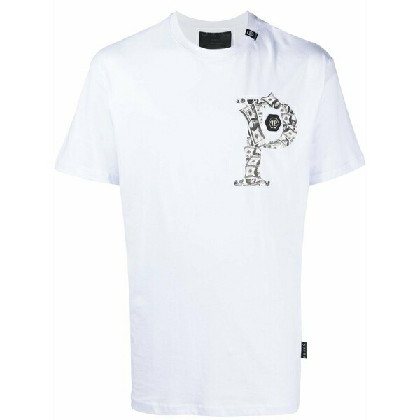 フィリッププレイン メンズ Tシャツ トップス ロゴ
