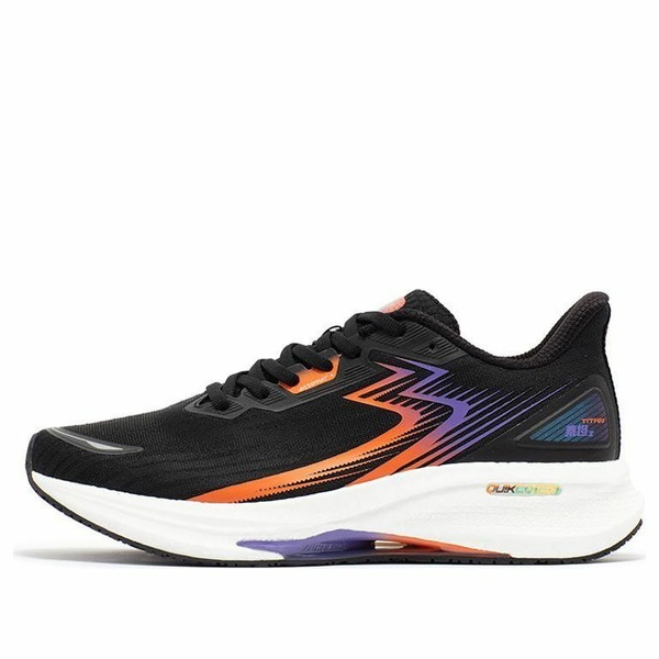 361 Degrees ３６１ディグリー メンズ スニーカー  【361 Degrees Titan CQT \u0027Black Purple\u0027 572332210-9】  大きさ US_7(25.0糎)