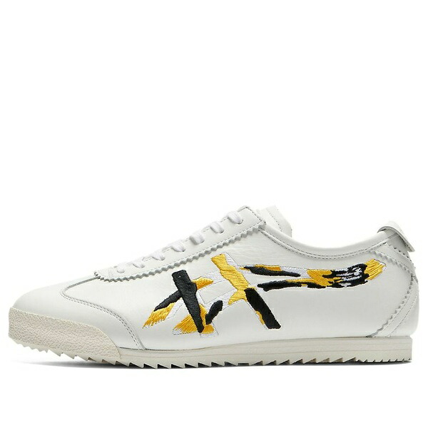 Onitsuka Tiger オニツカタイガー レディース スニーカー 【(WMNS) Onitsuka Tiger Mexico 66 Deluxe 'White Vibrant Yellow' 1182A625-101】 サイズ US_5(22.0cm)|asty