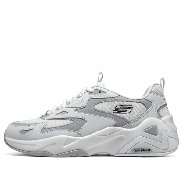 Skechers スケッチャーズ レディース スニーカー  【(WMNS) Skechers DLites Hyper Burst Sneaker Grey White 896259-WGY】  サイズ US_6(23.0cm)