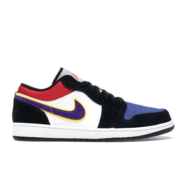 Jordan ジョーダン メンズ スニーカー  【Jordan 1 Low Lakers Top 3】  サイズ US_7.5(25.5cm) Black/Court Purple-University Gold-Bright Crimson-Game Royal-White