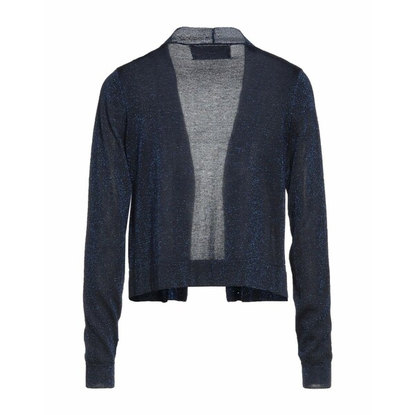 トレンド カーディガン Z BL RACE KNITVNECK CARDIGAN レースニット V