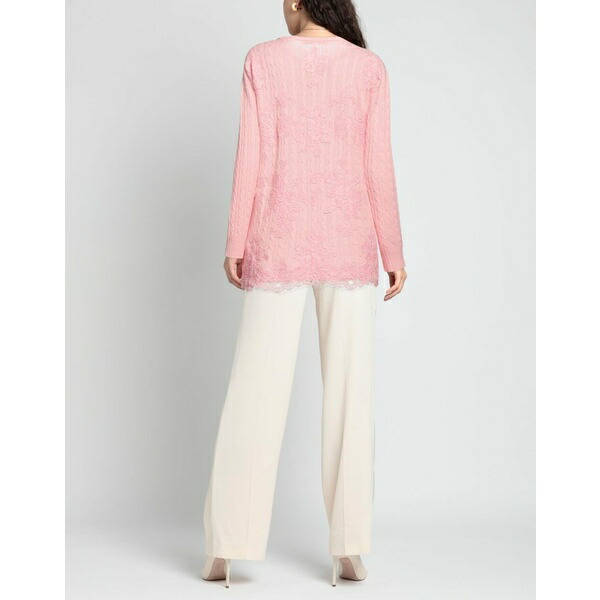 エルマンノ シェルヴィーノ レディース Sweaters Pink ニットセーター アウター トップス