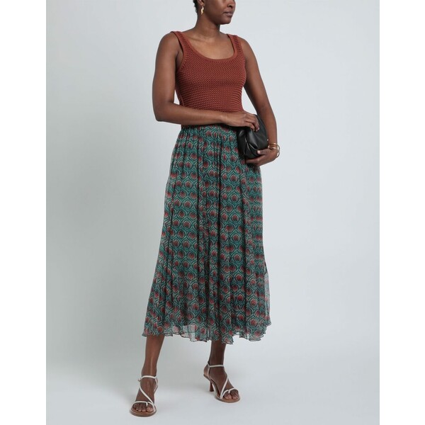 メゾンホテル スカート ボトムス レディース Midi skirts Military green | www.bonkulovic.com