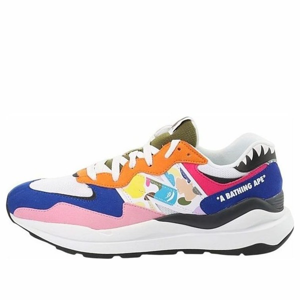 New Balance ニュー平衡にする メンズ スニーカー  【New Balance x A Bathing Ape 57/40 \u0027Multi-Color\u0027 M5740BPE】  大きさ US_7.5(25.5糎)