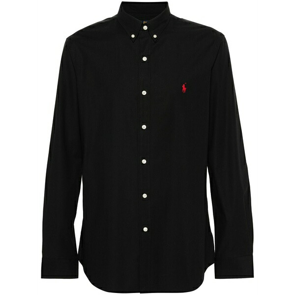 ラルフローレン メンズ シャツ トップス Polo pony cotton shirt Black