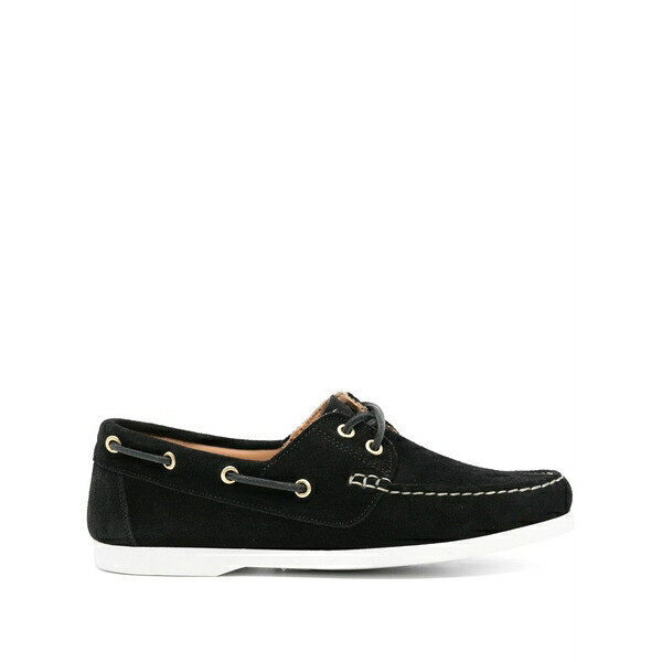 パロッシュ レディース スリッポン・ローファー シューズ Suede boat shoes Black|asty