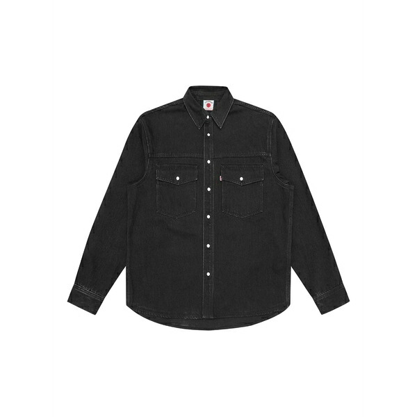 アイスクリーム メンズ シャツ トップス Running dog shirt Black|asty