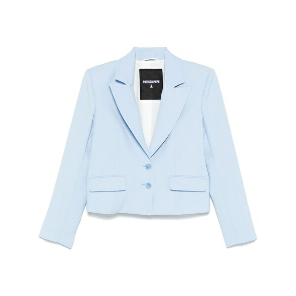 パトリツィア ペペ レディース ジャケット＆ブルゾン アウター Notched-lapels blazer Blue｜asty