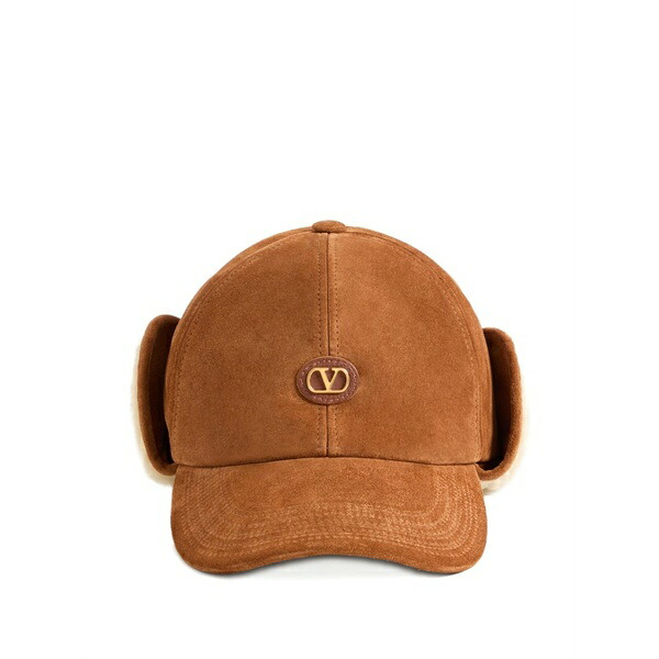 ヴァレンティノ ガラヴァーニ メンズ 帽子 アクセサリー Vlogo signature baseball cap Brown｜asty