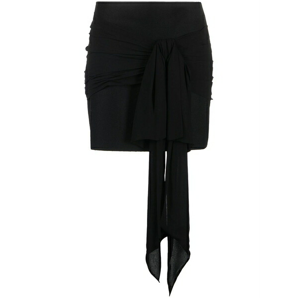 フィロソフィーデロレンゾセラフィーニ レディース スカート ボトムス Bow-detail high-waisted miniskirt Black｜asty