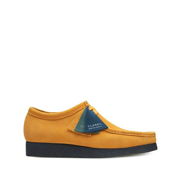 クラークス メンズ ブーツ シューズ Wallabee \"yellow / blue\"" boots Orange"