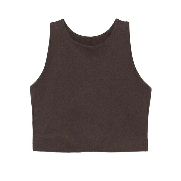ガールフレンド コレクティブ レディース カットソー トップス Dylan tank top Brown｜asty
