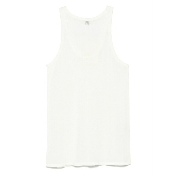 トーテム レディース カットソー トップス Knitted tank top White｜asty