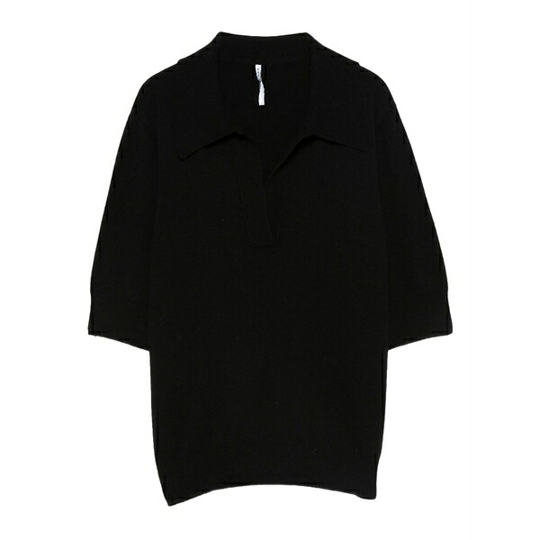 リビアナコンティ レディース プルオーバー トップス Dorin v-neck three-quarter-sleeve jersey Black