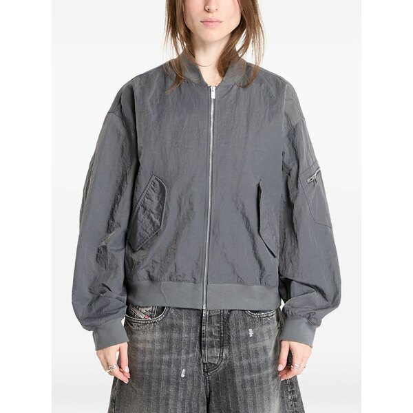 ジョーダン レディース 上衣＆上衣 アウター Flight renegade zip-fastening jacket Grey