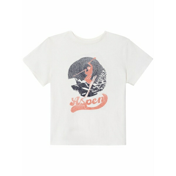 リダン レディース プルオーバー トップス Aspen print t-shirt White