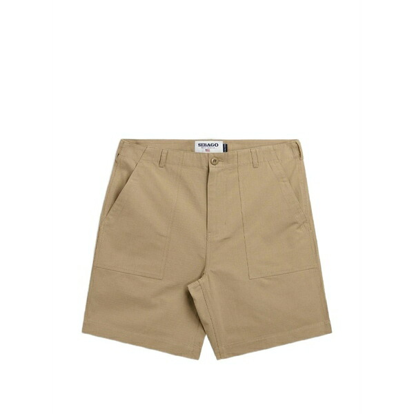 セバゴ メンズ カジュアルパンツ ボトムス Milton patch pocket shorts Neutrals