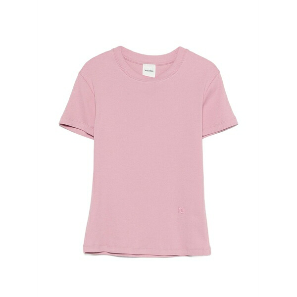 ナヌーシュカ レディース Tシャツ トップス Slim fit cropped t-shirt Pink