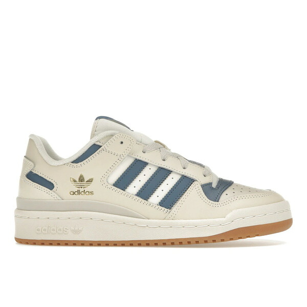 adidas アディダス メンズ スニーカー 【adidas Forum Low CL White Altered Blue Gum】 サイズ US_11(29.0cm) White/Altered Blue/Cream White｜asty