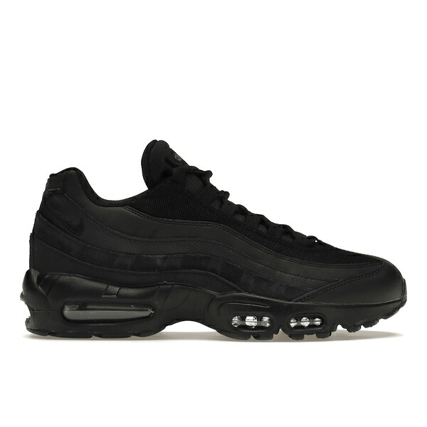 Nike ナイキ メンズ スニーカー 【Nike Air Max 95 Essential Triple Black】 サイズ US_12(30.0cm) Black/Black/Dark Grey|asty