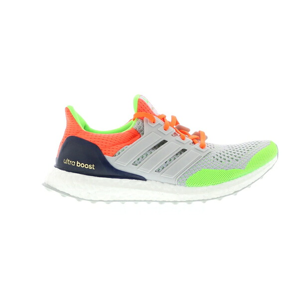 adidas アディダス メンズ スニーカー 【adidas Ultra Boost 1.0 Kolor Grey Solar Orange】 サイズ US_5.5(23.5cm) Light Grey/Solar Orange-Dark Blue|asty