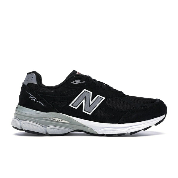 New Balance ニューバランス メンズ スニーカー 【New Balance 990v3 Kith Black】 サイズ US_9.5(27.5cm) Black/White|asty