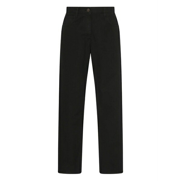 ザロウ レディース デニムパンツ ボトムス Logo-patch jeans Black|asty