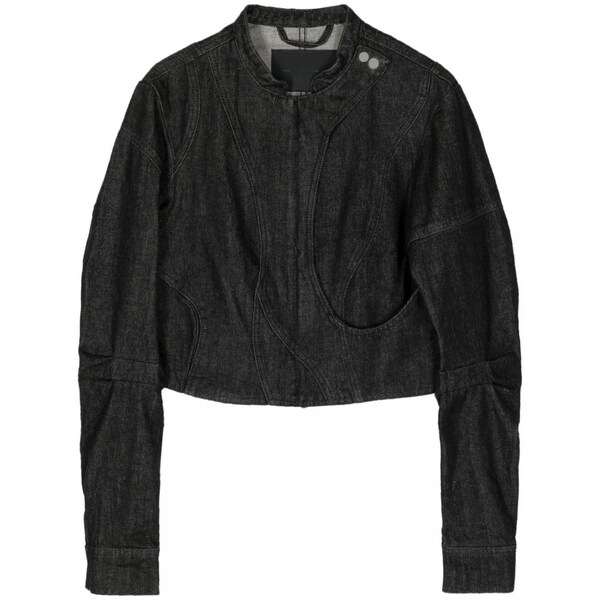 ヘリオットエミル レディース 上衣＆上衣 アウター Exsciccate denim jacket Black