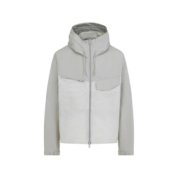 ワイスロバート・エドワード・リー メンズ 上衣＆上衣 アウター Panelled hooded jacket Neutrals