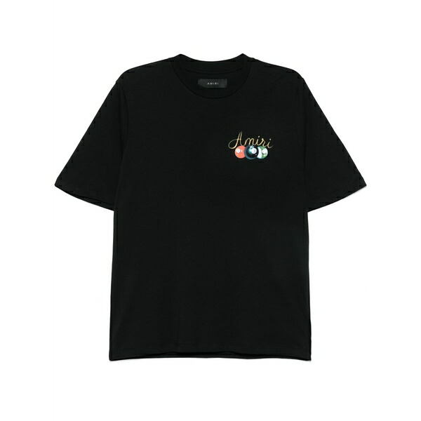 アミリ メンズ ティーシャツ トップス Pool cue t-shirt Black メンズファッション-トップス-Tシャツ・カットソー