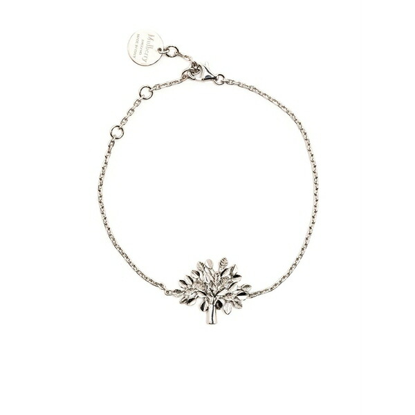 マルベリー レディース ブレスレット・バングル・アンクレット アクセサリー Cable-link charm bracelet Silver|asty