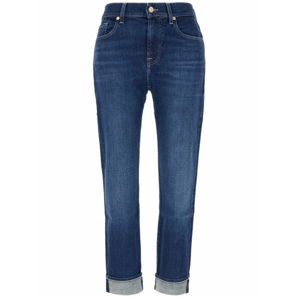 7フォーオールマンカインド レディース ジーンズズボン下 ボトムス Straight-leg jeans Blue