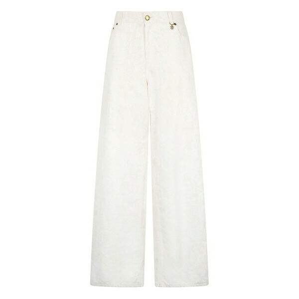 ロベルトカヴァリ レディース 心地好いズボン下 ボトムス Logo-charm trousers White
