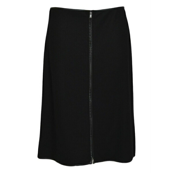 ジル・サンダー レディース スコート ボトムス Zip MIDI skirt Black
