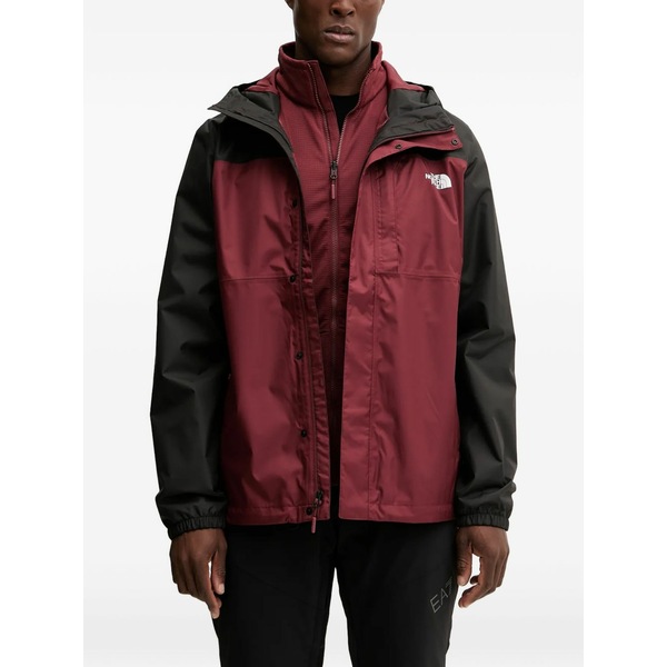 ノースフェイス メンズ ジャケット&ブルゾン アウター Hooded colourblock performance jacket Red|asty