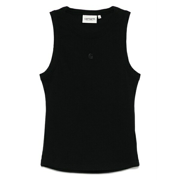 カーハート レディース カットソー トップス Philips tank top Black|asty